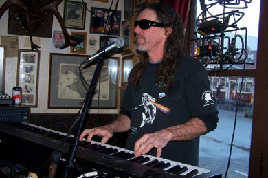 Jimmy playing in the Fairview in the summer of 2011